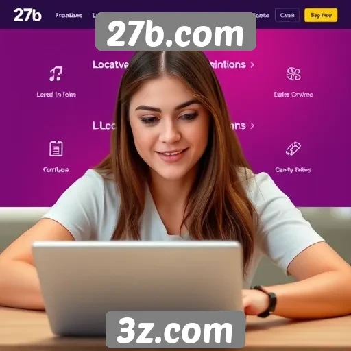 Recursos e funcionalidades do site 27b.com